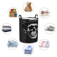 thumbnail image 4 of Balery Magician Hat Skull Cesta de ropa redonda con asas, impermeable, independiente, para ropa, juguetes, dormitorio y familia-Medium, 4 of 6
