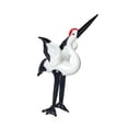 thumbnail image 4 of Estatua de grulla Figura de grulla Animales Estatua Artesanías Figuras de grulla de pie Figuras de aves Dirigir, 4 of 9