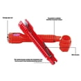 thumbnail image 6 of KITPIPI D7T4 Q4H7, 14-in-1 Plumbing Key Wrench, 6 of 9