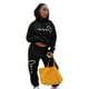 thumbnail image 1 of UKAP Ropa de descanso para mujer, sudaderas con capucha, sudaderas y pantalones de chándal, conjunto de 2 piezas con estampado de letras, mono deportivo para salón, 1 of 4