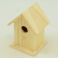 thumbnail image 2 of 1 Set, Small Birdhouses To Paint Or Decorate To Match Home Decor, 2 of 4