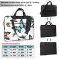 thumbnail image 2 of ZICANCN Laptop Case 14 inch, Funny Butterfly Work Shoulder Messenger Business Bag for Women and Men, 2 of 9