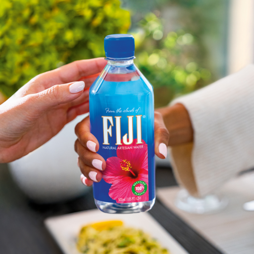 FIJI Water Bottled Water, 500 mL, 24 ct