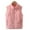 Pink, variant on Unisex Lightweight Vest for Boys and Girls â Solid Color Warm Jacket with Pockets, for Casual Wear