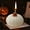 White, variant on Halloween Pumpkin Scented Candle Handmade Simulated Pumpkin Candle Ambient Graceful Aromatherapy