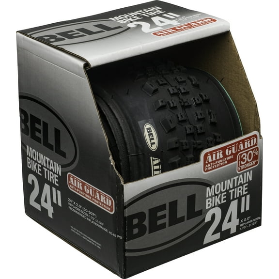 Bell Air Guard Mountain Bike Tire, 24 In. x 1.75-2.125 In., Black
