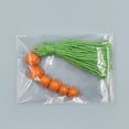 thumbnail image 3 of Zcyifa Farmhouse Beaded Garlands 2pcs Orange Wood Bead Garland Wall Hanging Decoration Carrot Design Beaded Garland Easter Hanging Decor, 3 of 10