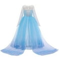 thumbnail image 6 of Elsa Frozen 2 Princess Dress up Costume Halloween for Girls With Accessories, 6 of 7