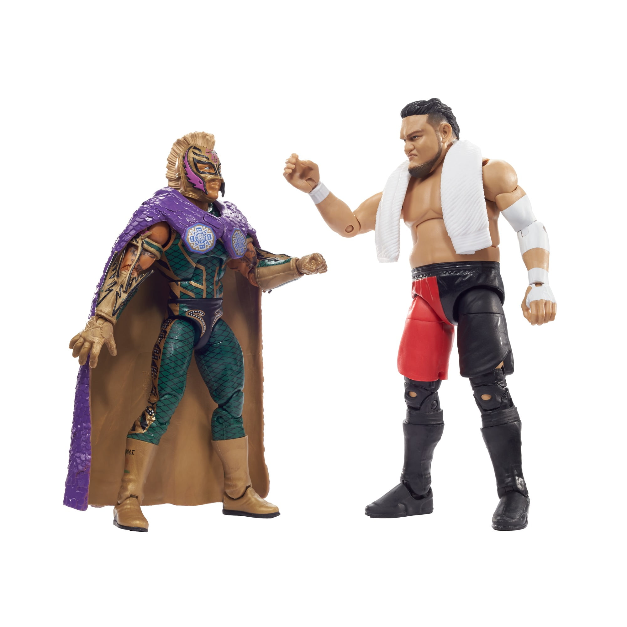 WWE Battle Pack with Rey Mysterio and Samoa Joe 6Inch