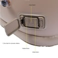 thumbnail image 4 of Portable Blow Up Sofa, Ergonomic Self Inflating Sofa Soft  for Camping, 4 of 7