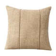 thumbnail image 2 of Fundas de cojín decorativas con diseño de rayas y textura de lino – Fundas de almohada para sofá, cama o sala de estar., 2 of 6