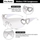 thumbnail image 4 of Gafas de Sol Pro Acme Sobredimensionadas Sin Montura con Diseño Envolvente y Lentes UV400 de 74 mm, 4 of 9