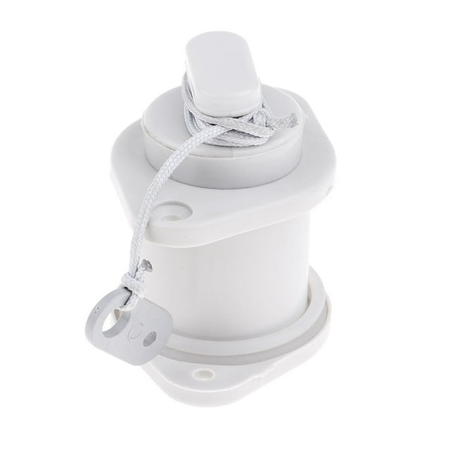 jinwen Kayak Scupper Plug with Pull String, Inflatable Boat Canoe Dain Hole Valve 36mm