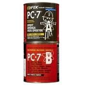 PC Products PC-7 Epoxy Adhesive Paste, Two-Part Heavy Duty, 8 lb in Two Cans, Charcoal Gray 128770