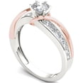 thumbnail image 2 of 3/4 Carat T.W. Diamond Pink Two-Tone Classic 14kt White Gold Engagement Ring, 2 of 5