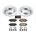 thumbnail image 3 of PowerStop Rear Z23 Evolution Sport Carbon-Fiber Ceramic Brake Pad and Drilled & Slotted Rotor Kit Fits: HYUNDAI KIA Select Models K6507, 3 of 10