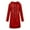 Red, variant on Feancey Zip up Hoodie for Women Plus Size Hooded Sweatshirts Long Sleeve Casual Irregular Hem Jackets Fall Winter Trendy Coats with Pockets Red XXL