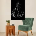 thumbnail image 2 of Wynwood Studio Canvas Elegant Dress Flow Fashion and Glam Dress Wall Art Canvas Print Black 24x16, 2 of 3