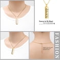 thumbnail image 2 of Cremation Jewelry Urn Necklace for Ashes Pet Paw Print Memorial Pendant for Dog Cat  Keepsake Locket for Men for Women(Gold), 2 of 7