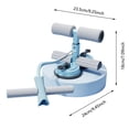 thumbnail image 3 of SIfdSeng Assistant d'Assise avec Ventouses et Poignée – Entraîneur de Base à 3 Hauteurs Réglables pour Entraînements à la Maison Rembourrage en Mousse à Double Couche Exercice Abdominal Compact, 3 of 4
