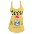 thumbnail image 3 of Coors Banquet Logo Racerback Women's Yellow Tank Top-XLarge, 3 of 4