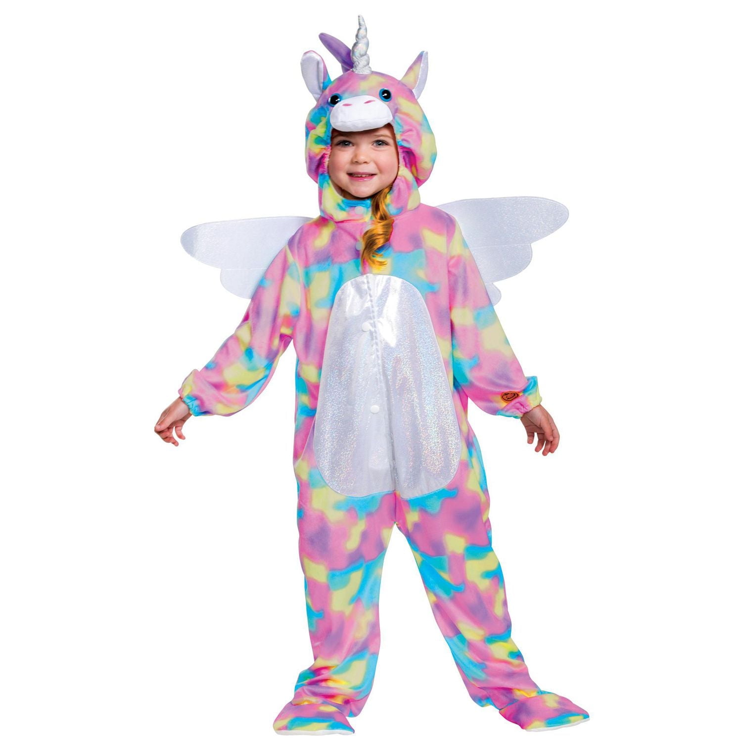Costume de bébé licorne pastel pour tout-petits 3T-4T. Walmart Exclusif.