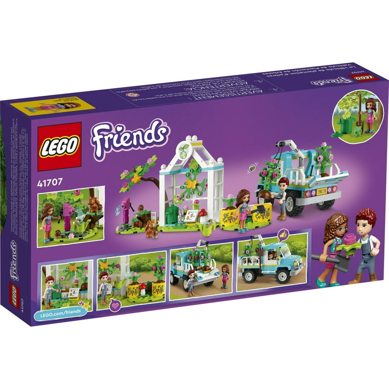 緑茶レゴ LEGO Friends 41707 Tree-Planting Playset with Greenhouse, Toy Car