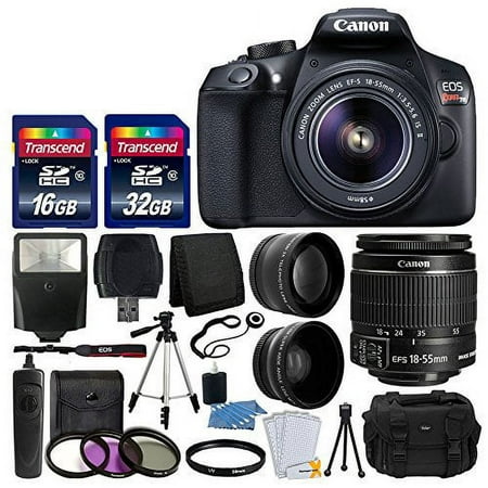 Canon EOS Rebel T6 DSLR Camera +18-55mm Lens + Full Accessory Bundle