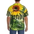 thumbnail image 3 of Fuzoiu Not All Who Wander Are Lost Print Men's Casual Short,Men's Short Sleeve Shirt,Mens Casual Button Down Shirts,Cuban Collar Summer Shirt for Beach, Vacation, and Outdoor Activities-Large, 3 of 5