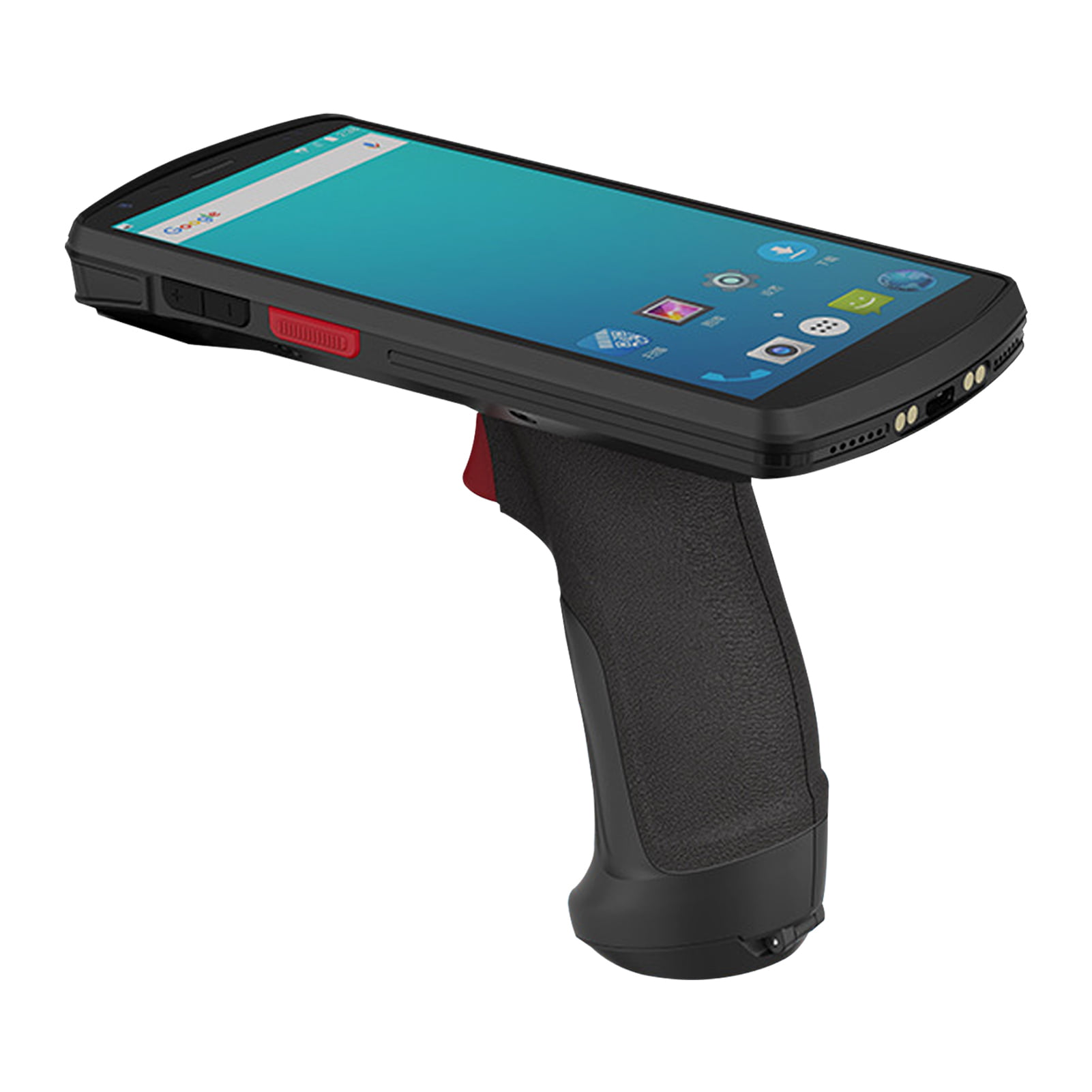 Voupuoda Barcode Scanner an-Droid PDA Handheld POS Terminal Inventory Machine 1D/2D/QR Scanner 3G WiFi BT Mobile Computer with 3.5 Inch Touchscreen NFC Function for Warehouse Inventory Logistics 