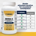thumbnail image 4 of CUREWELL Senna-S Dual Action Natural Vegetable Laxative Plus Stool Softener (1000 Count) | Sennosides 8.6mg + Docusate Sodium 50mg | Relieves Occasional Constipation & Irregularity | Tablets, 4 of 7
