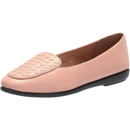 Aerosoles Womens Brielle Ballet Flat 12 Wide Pink