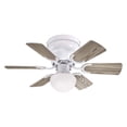 thumbnail image 4 of Westinghouse Petite Ceiling Fan & LED Light for Bedroom, Patio, 30", White, 4 of 8