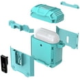 thumbnail image 2 of Allytech Compatible with AirPods 2 AirPods 1 Case, Full-Body Hard Silicone and PC Shockproof Airpods Cover with Keychain Support Wireless Charging Case Cover for AirPods 2nd/1st Gen, White, 2 of 8
