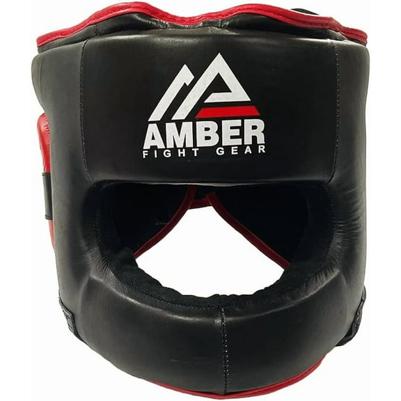 Ultimate All-Leather Face-Saver Headgear, Enhanced Comfort, Advanced Face Bar Protection, Secure Velcro Fit, and Shock-Absorbing Padding for MMA, Boxing, Kickboxing, and Martial Arts Training