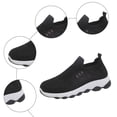 thumbnail image 3 of Women's Mesh Walking Shoes with Arch Support Outdoor Breathable Running Sneakers Comfortable Tennis Sports Shoe for Summer Black 7.5, 3 of 5