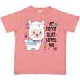 thumbnail image 3 of Inktastic My Great Aunt Loves Me- cute and happy llama Boys or Girls Toddler T-Shirt, 3 of 5