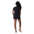 thumbnail image 3 of Ingrid & Isabel For Every Belly Women's Maternity Ribbed T-Shirt & Short Sleep Set, Sizes S-XXXL, 3 of 7