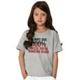 thumbnail image 3 of Always Give 100 Unless Donating Blood Crewneck T Shirts Boy Girl Teen Brisco Brands L, 3 of 6