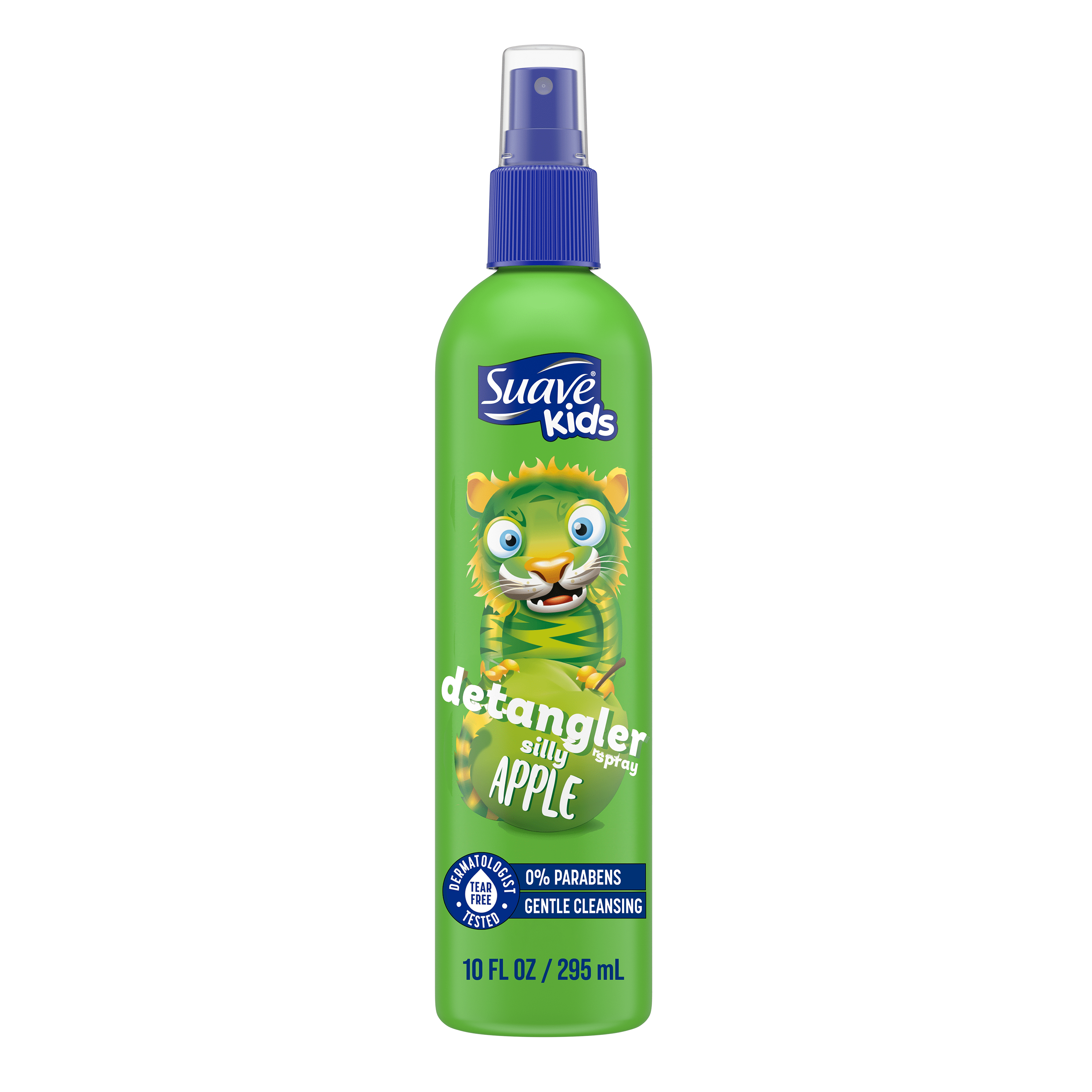 (3 pack) Suave Kids Hair Detangler Spray, Silly Apple, Tear Free Formula, 10 oz