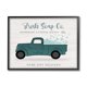 thumbnail image 1 of Stupell Industries Fresh Soap Co. Burbujas de baño para camión verde vintage diseñadas por Natalie Carpentieri Arte de pared enmarcado en negro, 30 x 24, color blanco roto, 1 of 5