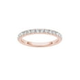 thumbnail image 3 of 3/8 Carat T.W. Diamond 14kt Rose Gold Wedding Band, 3 of 4