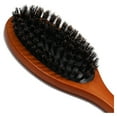 thumbnail image 4 of Boar Hair Brush Wooden Massage Comb for Scalp Stimulation and Smooth Detangling, 4 of 6