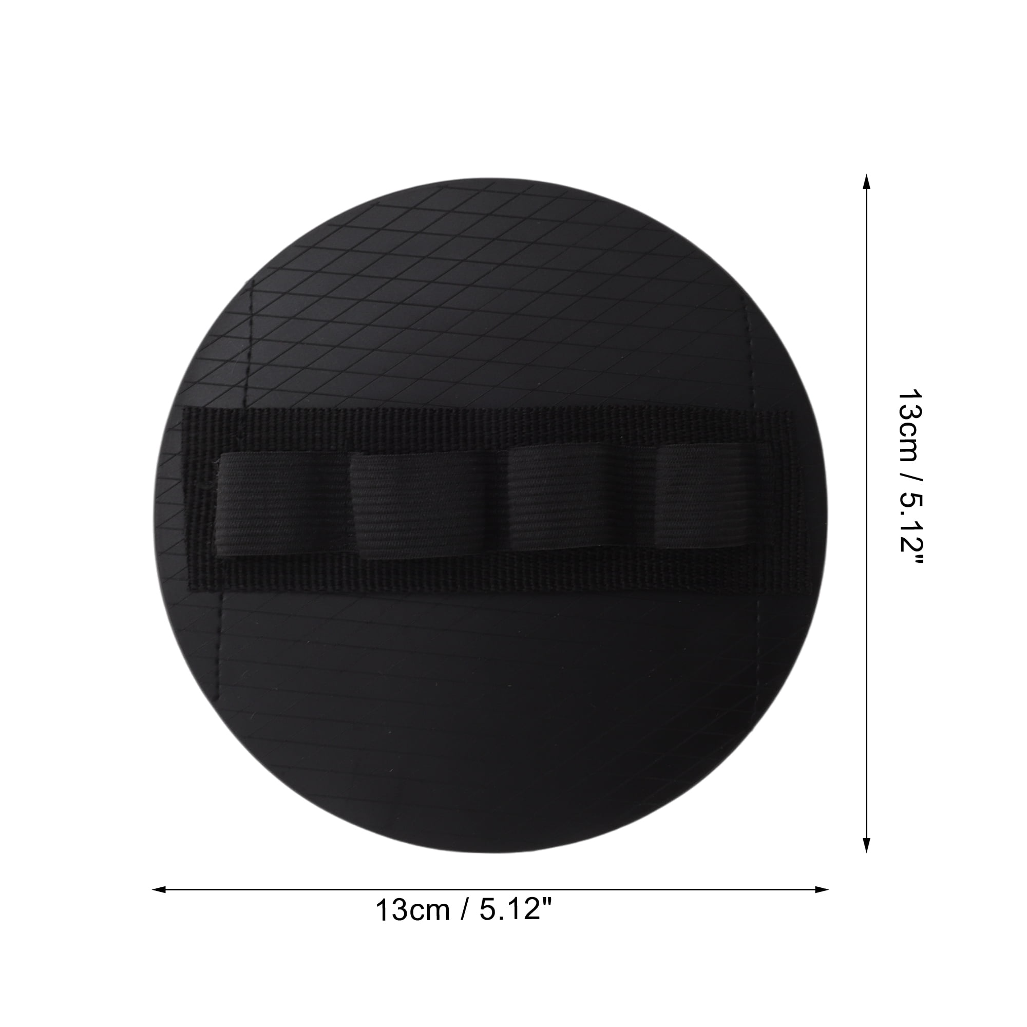 Unique Bargains Round Bath Scrubber 1 Pc Black Fine Texture