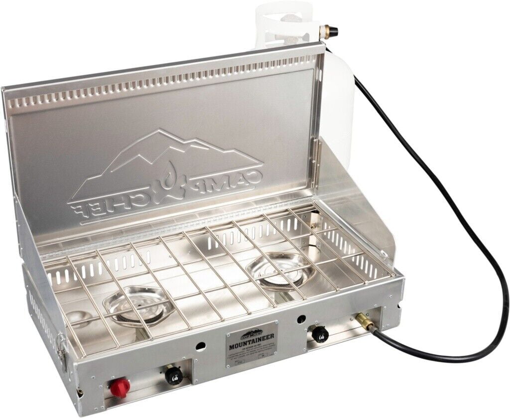 Réchaud Camp Chef TETON 2X - 2 Brûleurs 10 000 BTU, Camping, Neuf Sous Emballage