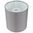 thumbnail image 5 of LOLIPPYY Grey Fabric Lamp Shade for Table Lamps - Rustic Small Cylindrical Lampshade - Light Cover for Bedroom, Living Room, Cafe Decor, 5 of 7