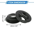 thumbnail image 5 of Unique Bargains 38mm Car Headlight Dust Cover F22B Open Cap Rubber Housing Dust Seal Cap 2 Pcs, 5 of 7