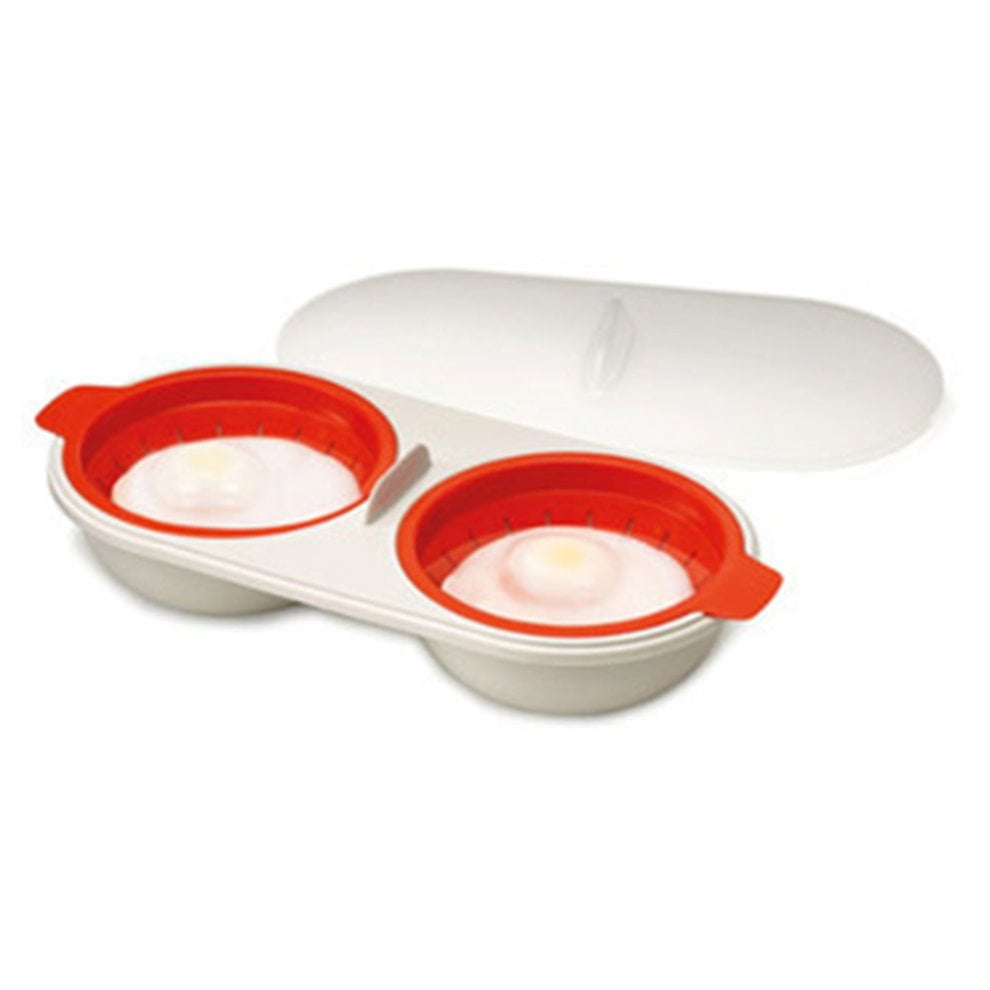 Kitchen Novelty Gadgets Tools Two Egg Poacher Breakfast Cooker