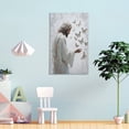 thumbnail image 4 of Jesus Wall Art Jesus And Butterflies Abstract Religious Painting Canvas Wall Art Poster Decorative Bedroom Modern Home Print Picture Artworks Posters 12x18inch(30x45cm), 4 of 6