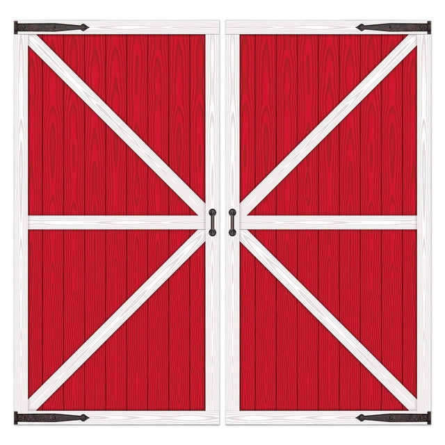 Accesorios para puerta Beistle Barn Accessory para fiestas (1 unidad) (2 paquetes)